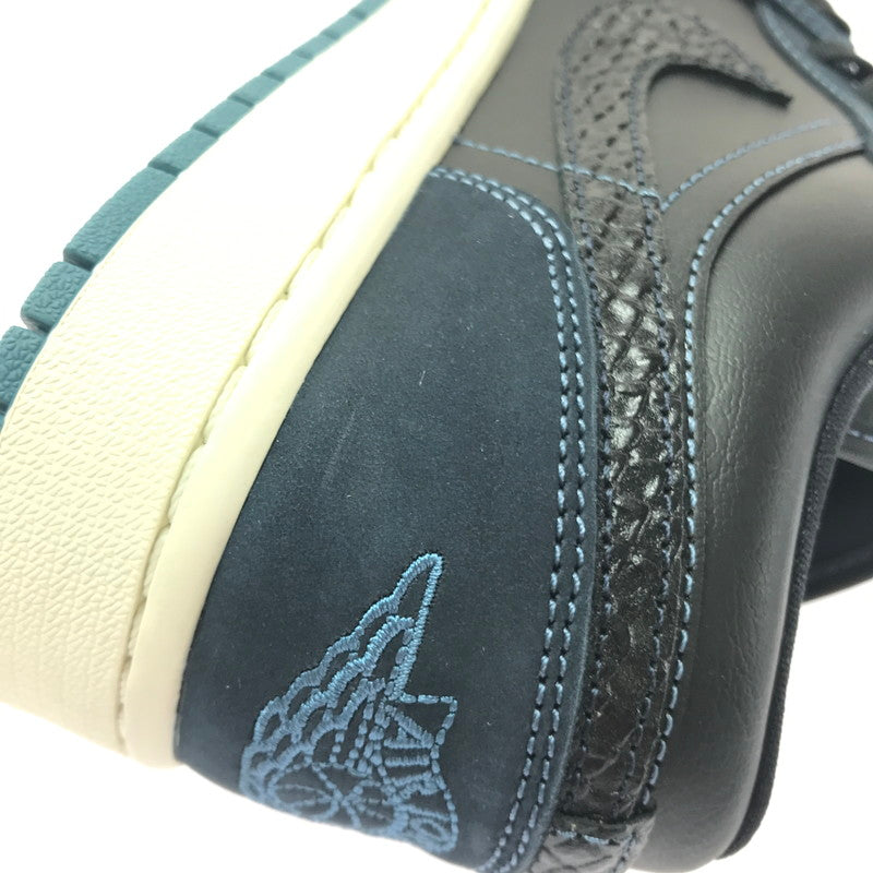 【中古品】【メンズ】 NIKE ナイキ WOMEN'S AIR JORDAN 1 LOW FJ5478-010 ウィメンズ エアジョーダン1 ロー スニーカー 靴 160-260424-rt-07-tagh サイズ：27.5cm US10.5 カラー：BLACK/BLACK-DARK OBSIDIAN 万代Net店