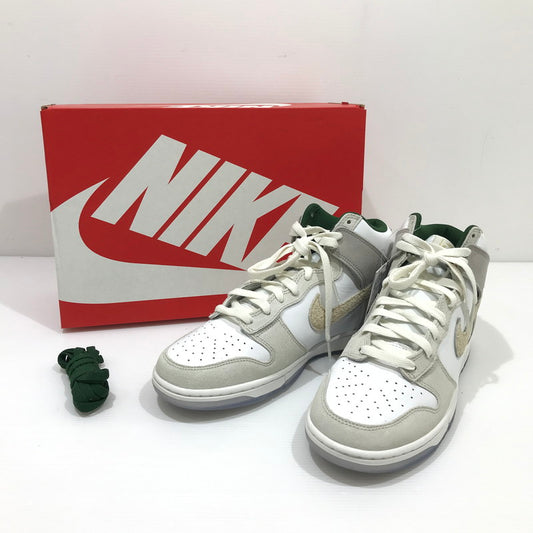 【中古美品】【メンズ】 NIKE ナイキ DUNK HIGH PREMIUM FD0776-100 ダンク ハイ プレミアム スニーカー 靴 160-260424-rt-21-tagh サイズ：27.5cm US9.5 カラー：SUMMIT WHITE/DESERT ORE-LIGHT BONE 万代Net店