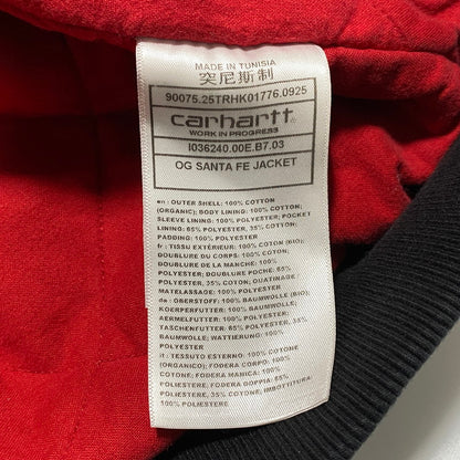 【中古品】【メンズ】 CARHARTT WIP カーハートダブリューアイピー OG SANTA FE JACKET I036240 サンタフェジャケット 142-260624-as-02-izu サイズ：XS カラー：ブラック 万代Net店