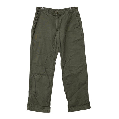 【中古品】【メンズ】 CARHARTT カーハート B175 DMS 07年製 ダークモス メキシコ製 00S DANGAREE FIT LIGHT DUCK PAINTER PANTS ダンガリー フィット ライト ダック ペインター パンツ ボトムス ズボン 157-260618-cs-09-izu サイズ：38×30 カラー：カーキ 万代Net店