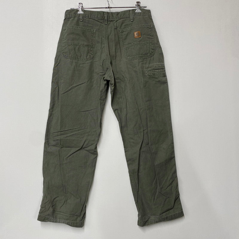 【中古品】【メンズ】 CARHARTT カーハート B175 DMS 07年製 ダークモス メキシコ製 00S DANGAREE FIT LIGHT DUCK PAINTER PANTS ダンガリー フィット ライト ダック ペインター パンツ ボトムス ズボン 157-260618-cs-09-izu サイズ：38×30 カラー：カーキ 万代Net店