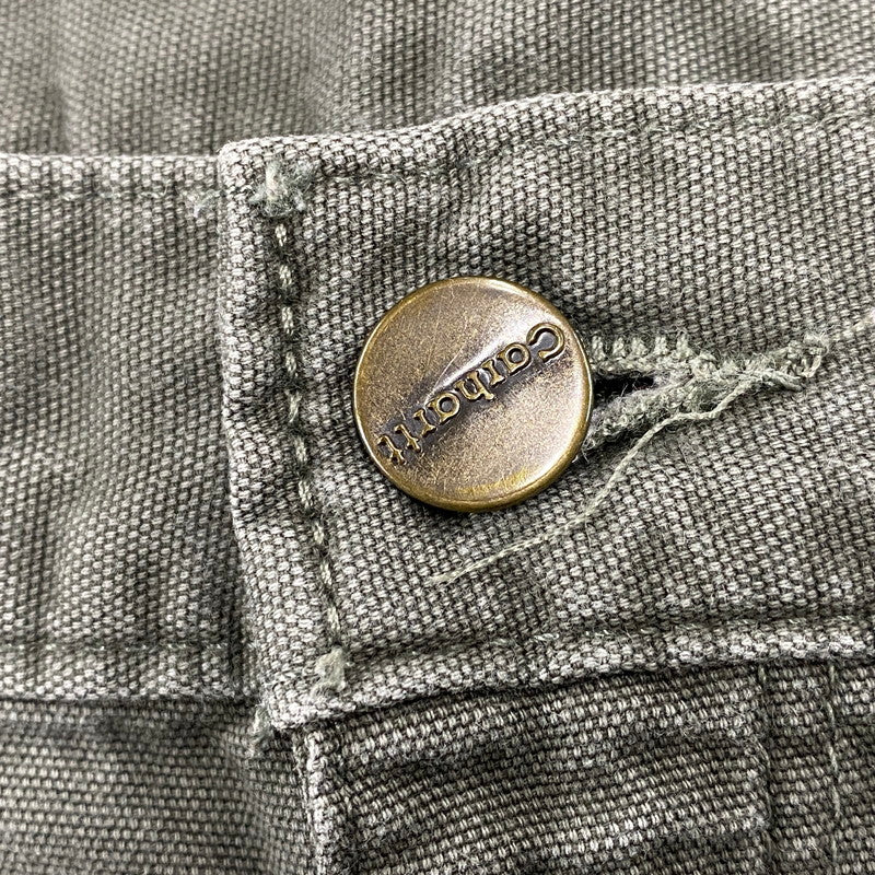 【中古品】【メンズ】 CARHARTT カーハート B175 DMS 07年製 ダークモス メキシコ製 00S DANGAREE FIT LIGHT DUCK PAINTER PANTS ダンガリー フィット ライト ダック ペインター パンツ ボトムス ズボン 157-260618-cs-09-izu サイズ：38×30 カラー：カーキ 万代Net店