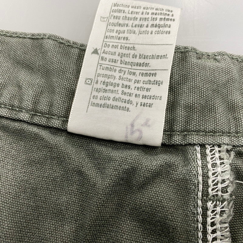 【中古品】【メンズ】 CARHARTT カーハート B175 DMS 07年製 ダークモス メキシコ製 00S DANGAREE FIT LIGHT DUCK PAINTER PANTS ダンガリー フィット ライト ダック ペインター パンツ ボトムス ズボン 157-260618-cs-09-izu サイズ：38×30 カラー：カーキ 万代Net店