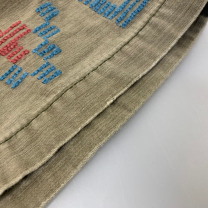 【中古品】【メンズ】 REMI RELIEF レミレリーフ STUDS NATIVE MILITARY SHIRT スタッズ ネイティブ ミリタリー シャツ トップス 長袖 145-260714-cs-17-izu サイズ：XL カラー：カーキ 万代Net店
