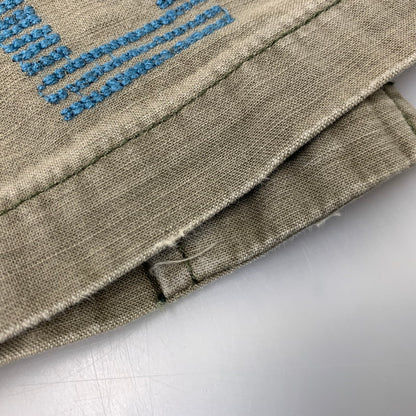 【中古品】【メンズ】 REMI RELIEF レミレリーフ STUDS NATIVE MILITARY SHIRT スタッズ ネイティブ ミリタリー シャツ トップス 長袖 145-260714-cs-17-izu サイズ：XL カラー：カーキ 万代Net店