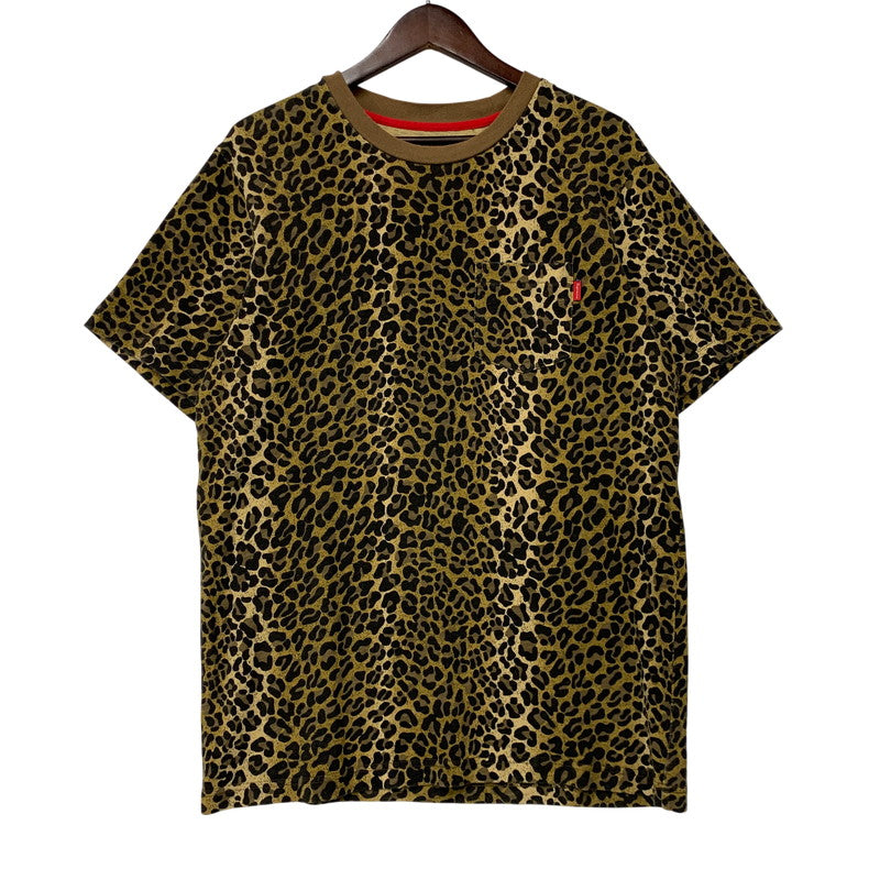 【中古品】【メンズ】 Supreme シュプリーム LEOPARD POCKET TEE レオパード ポケット Tシャツ 半袖 トップス 149-260614-as-26-izu サイズ：M カラー：マルチカラー 万代Net店