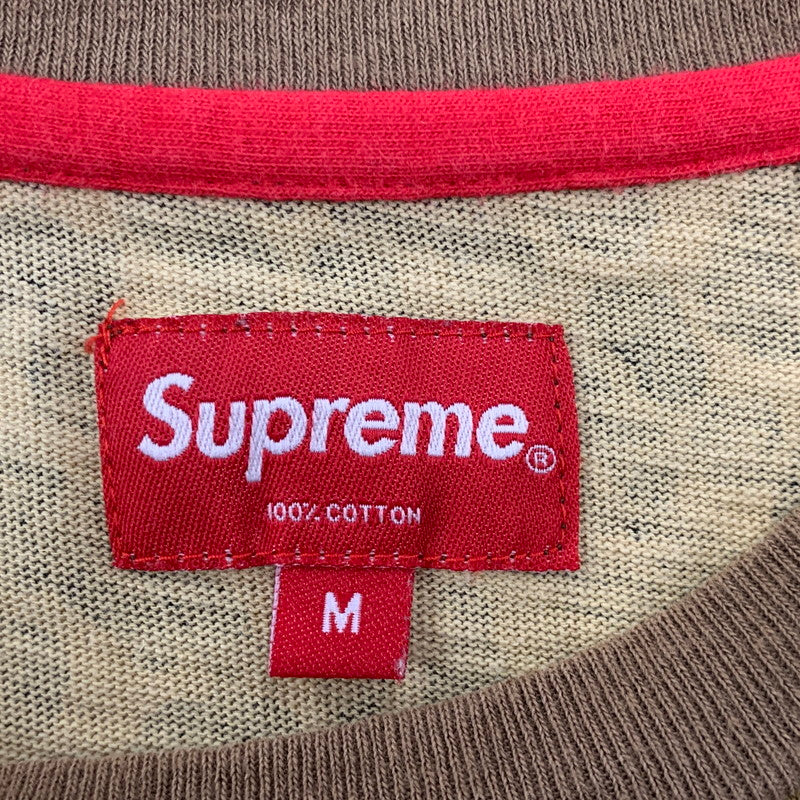 【中古品】【メンズ】 Supreme シュプリーム LEOPARD POCKET TEE レオパード ポケット Tシャツ 半袖 トップス 149-260614-as-26-izu サイズ：M カラー：マルチカラー 万代Net店