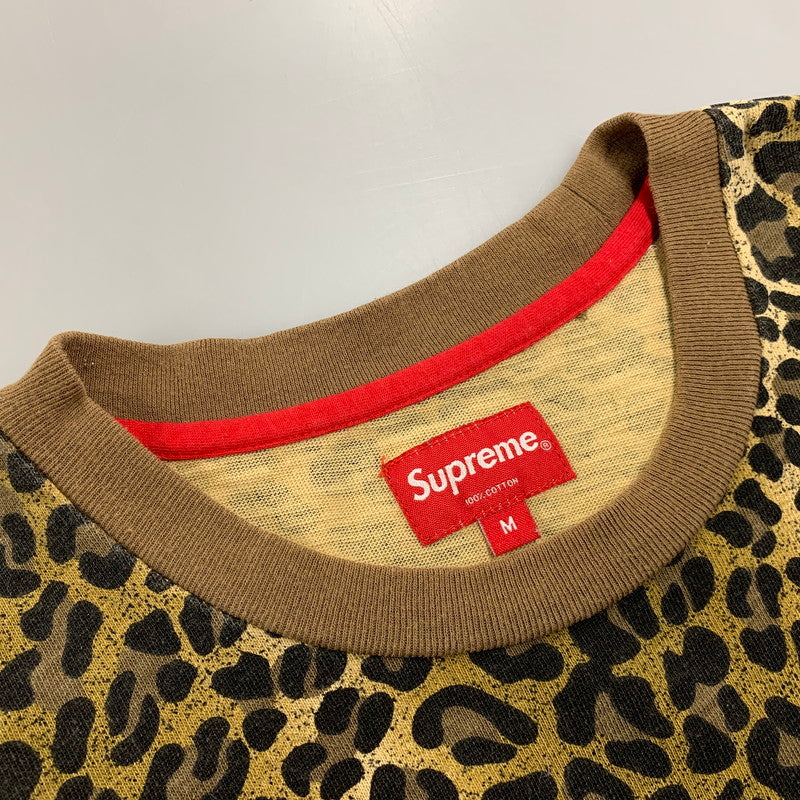 【中古品】【メンズ】 Supreme シュプリーム LEOPARD POCKET TEE レオパード ポケット Tシャツ 半袖 トップス 149-260614-as-26-izu サイズ：M カラー：マルチカラー 万代Net店