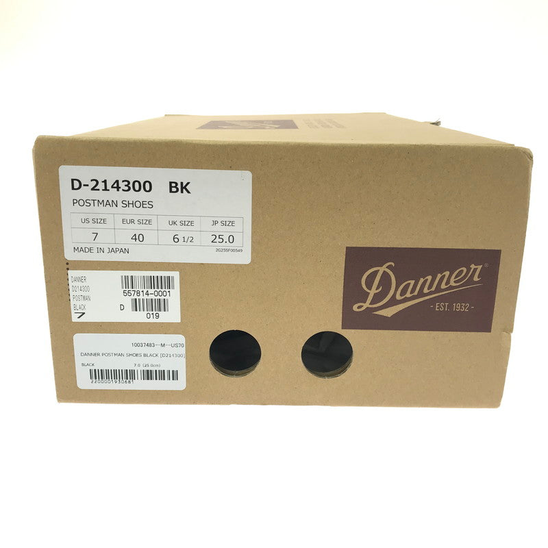【中古品】【メンズ】 DANNER POSTMAN SHOES "BLACK" 靴 164-260719-rt-02-tagh サイズ：25ｃｍ ＵＳ７ カラー：ブラック 万代Net店