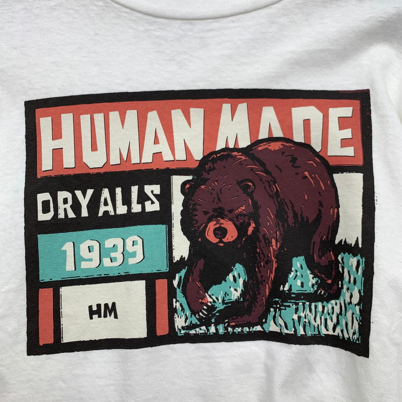 【中古品】【メンズ】 HUMAN MANDE ヒューマンメイド HM29CS024 GRAPHIC L S T-SHIRT グラフィック ロングTシャツ ロンT WHITE SIZE:M 142-260719-io-07-fuzh 万代Net店