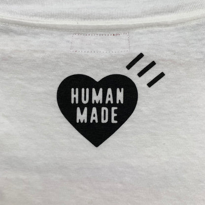 【中古品】【メンズ】 HUMAN MANDE ヒューマンメイド HM29CS024 GRAPHIC L S T-SHIRT グラフィック ロングTシャツ ロンT WHITE SIZE:M 142-260719-io-07-fuzh 万代Net店