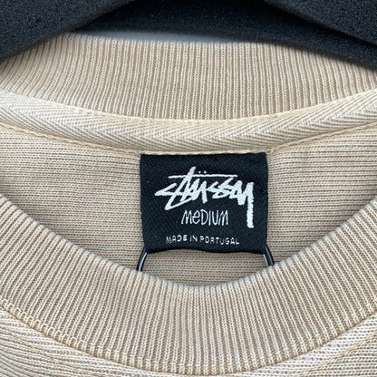 【中古品】【メンズ】 STUSSY 8 BALL CREW NECK SWEATSHIRT ステューシー クルーネック スウェット ブランド 古着 142-260614-gm-15-fuz サイズ：M カラー：ベージュ 万代Net店