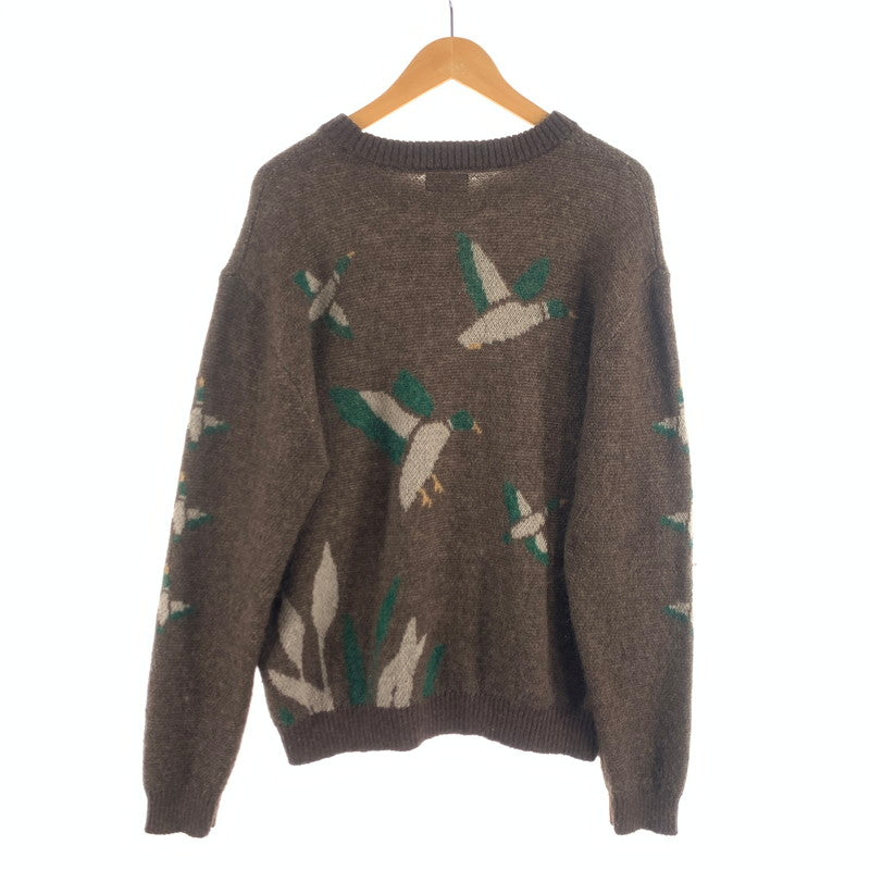 【中古品】【メンズ】 HUMAN MADE GRAPHIC KINT SWEATER ヒューマンメイド グラフィック ニット セーター ブランド 古着 142-260726-gm-02-fuzh サイズ：M カラー：ブラウン 万代Net店