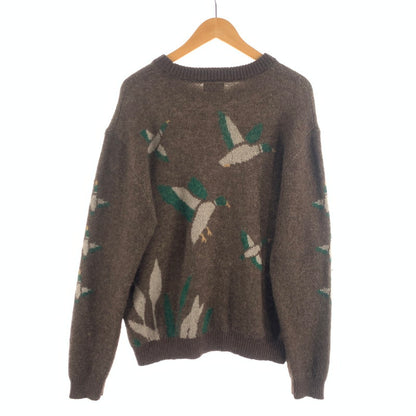 【中古品】【メンズ】 HUMAN MADE GRAPHIC KINT SWEATER ヒューマンメイド グラフィック ニット セーター ブランド 古着 142-260726-gm-02-fuzh サイズ：M カラー：ブラウン 万代Net店