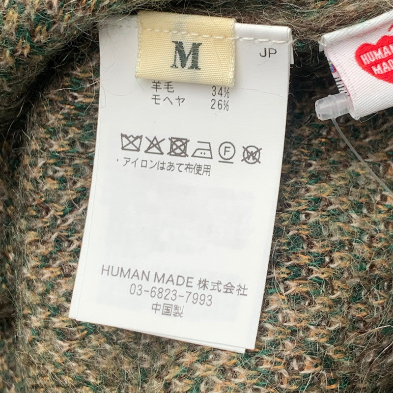 【中古品】【メンズ】 HUMAN MADE GRAPHIC KINT SWEATER ヒューマンメイド グラフィック ニット セーター ブランド 古着 142-260726-gm-02-fuzh サイズ：M カラー：ブラウン 万代Net店