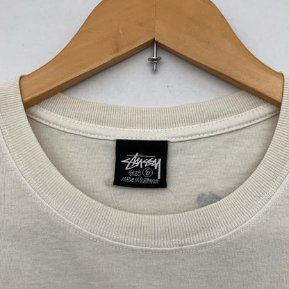 【中古品】【メンズ】 STUSSY LS TEE ステューシー 長袖Tシャツ カットソー ブランド 古着 142-260531-gm-01-fuz サイズ：S カラー：ホワイト 万代Net店