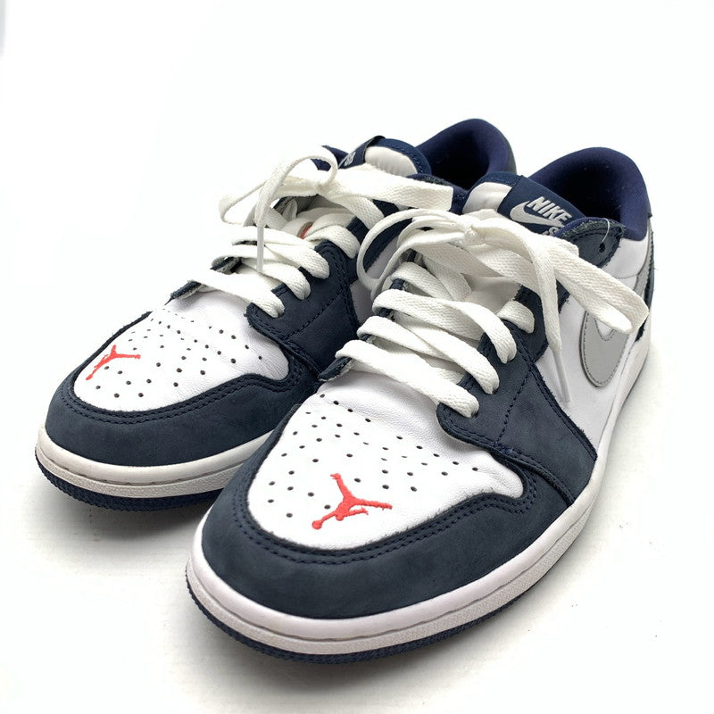 中古品】【メンズ】 NIKE SB CJ7891-400 AIR JORDAN 1 LOW ”MIDNIGHT