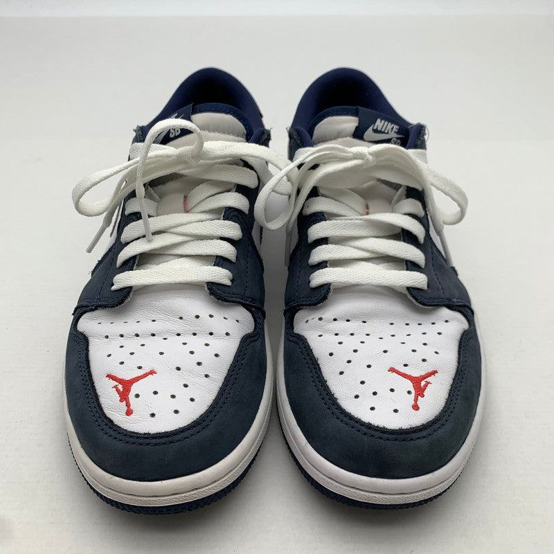 【中古品】【メンズ】 NIKE SB CJ7891-400 AIR JORDAN 1 LOW ”MIDNIGHT NAVY” ナイキ SB エアジョーダン1 ロー "ミッドナイトネイビー" スニーカー 160-260628-gm-27-fuz サイズ：26.5cm カラー：ネイビー 万代Net店