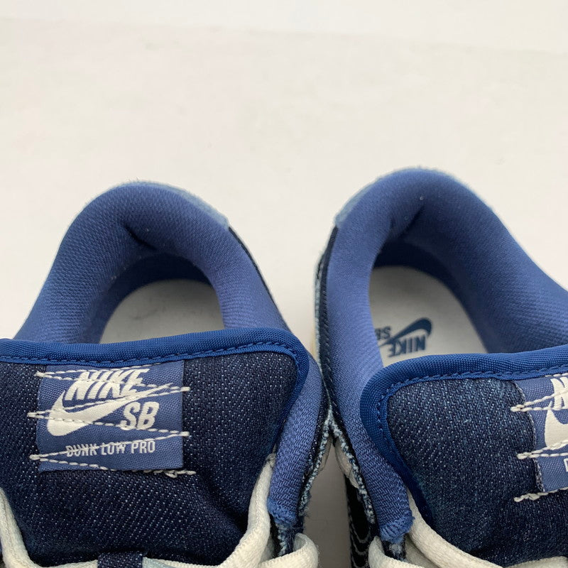 【中古品】【メンズ】 NIKE SB CV0316-400 DUNK LOW ”SASHIKO” ナイキ SB ダンク ロー "サシコ" スニーカー 160-260628-gm-30-fuz サイズ：26cm カラー：ネイビー 万代Net店