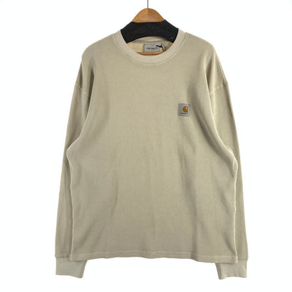【中古品】【メンズ】 CARHARTT I035304 VISTA WAFFLE T-SHIRT カーハート 長袖Tシャツ ワッフル ブランド 古着 145-260606-gm-36-fuz サイズ：S カラー：グレー 万代Net店