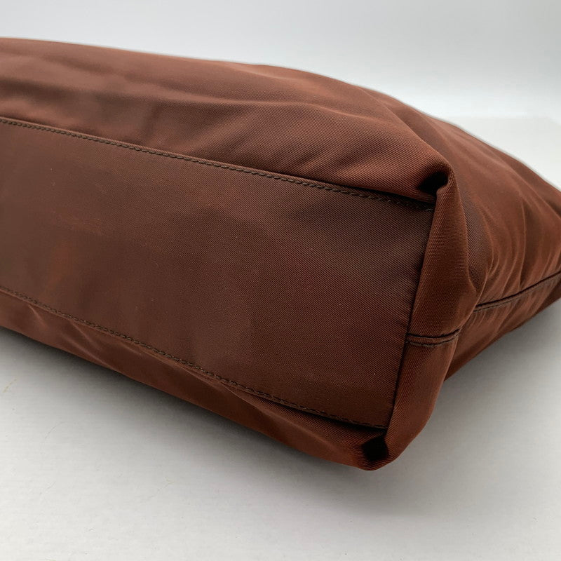 【中古品】【レディース】 PRADA B6242 TESSUTO CITY BAG プラダ トートバッグ ブランド カバン バッグ ブランド 180-260606-gm-21-fuz カラー：ブラウン 万代Net店