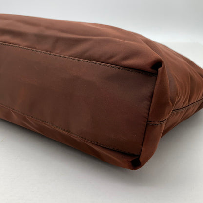 【中古品】【レディース】 PRADA B6242 TESSUTO CITY BAG プラダ トートバッグ ブランド カバン バッグ ブランド 180-260606-gm-21-fuz カラー：ブラウン 万代Net店