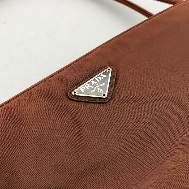 【中古品】【レディース】 PRADA B6242 TESSUTO CITY BAG プラダ トートバッグ ブランド カバン バッグ ブランド 180-260606-gm-21-fuz カラー：ブラウン 万代Net店