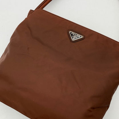 【中古品】【レディース】 PRADA B6242 TESSUTO CITY BAG プラダ トートバッグ ブランド カバン バッグ ブランド 180-260606-gm-21-fuz カラー：ブラウン 万代Net店