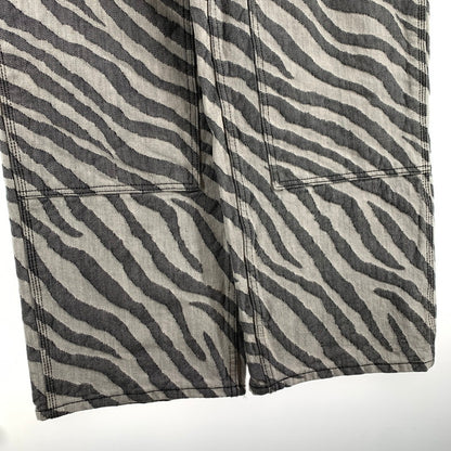 【中古品】【メンズ】 SUPREME DOUBLEKNEE PAINTER PANTS シュプリーム ダブルニーペインターパンツ ワイドパンツ ボトムス ブランド 古着 149-260614-gm-23-fuz サイズ：36 カラー：ゼブラ 万代Net店