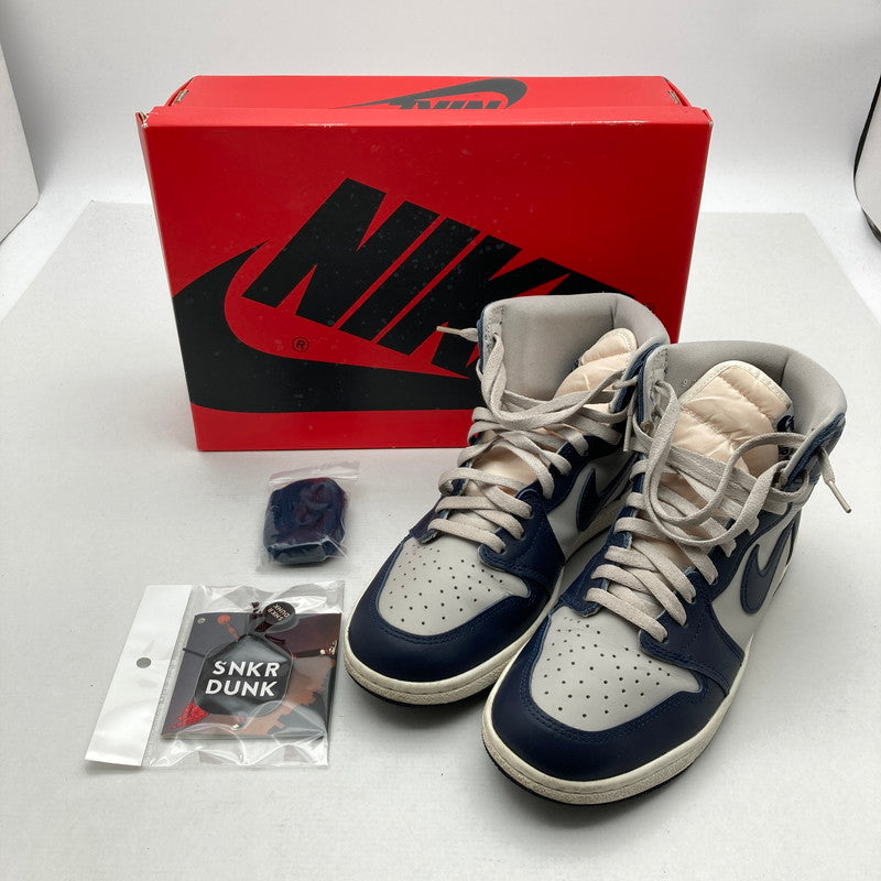 【中古品】【メンズ】 NIKE ナイキ BQ4422-400 AIR JORDAN 1 HIGH 85 "GEORGETOWN"ナイキ エアジョーダン1 ハイ85 カラー NAVY.WHITE SIZE:27.0cm スニーカー 靴 160-260710-ky-07-fuzh 万代Net店