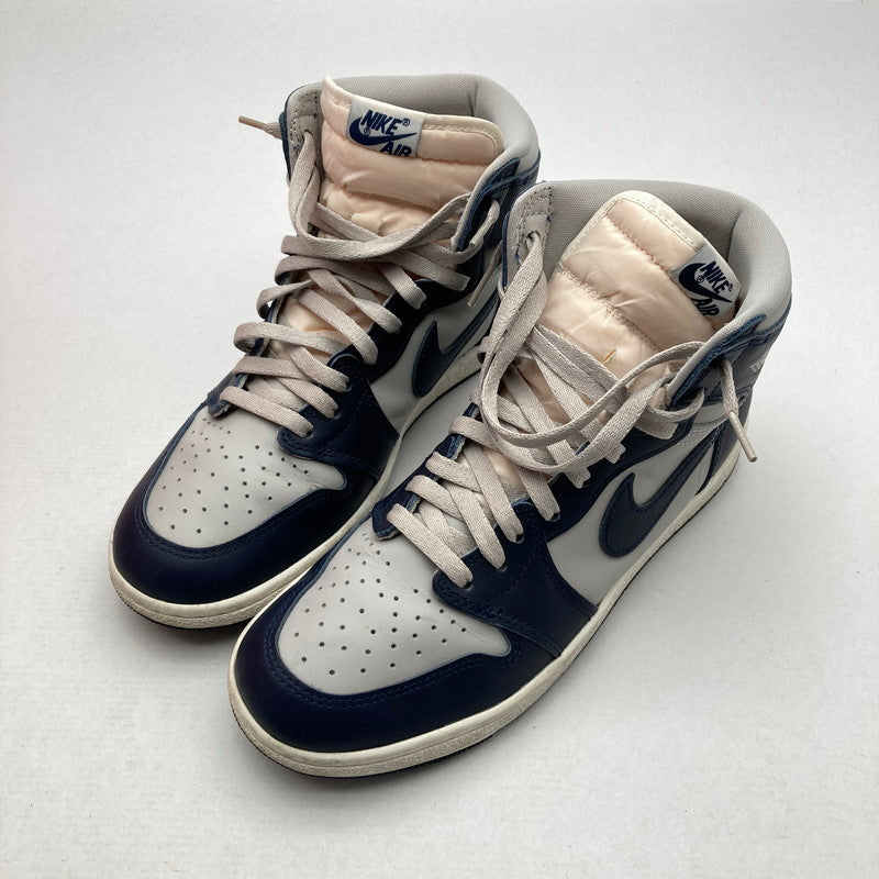 【中古品】【メンズ】 NIKE ナイキ BQ4422-400 AIR JORDAN 1 HIGH 85 "GEORGETOWN"ナイキ エアジョーダン1 ハイ85 カラー NAVY.WHITE SIZE:27.0cm スニーカー 靴 160-260710-ky-07-fuzh 万代Net店
