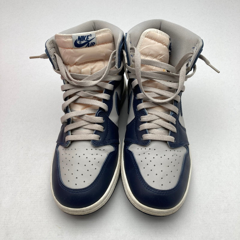 【中古品】【メンズ】 NIKE ナイキ BQ4422-400 AIR JORDAN 1 HIGH 85 "GEORGETOWN"ナイキ エアジョーダン1 ハイ85 カラー NAVY.WHITE SIZE:27.0cm スニーカー 靴 160-260710-ky-07-fuzh 万代Net店
