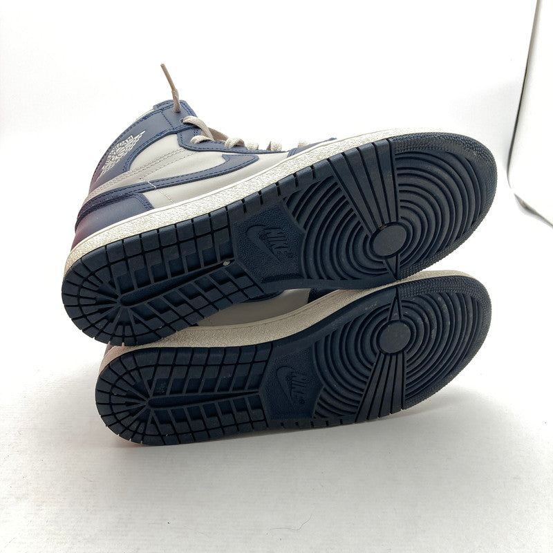 【中古品】【メンズ】 NIKE ナイキ BQ4422-400 AIR JORDAN 1 HIGH 85 "GEORGETOWN"ナイキ エアジョーダン1 ハイ85 カラー NAVY.WHITE SIZE:27.0cm スニーカー 靴 160-260710-ky-07-fuzh 万代Net店