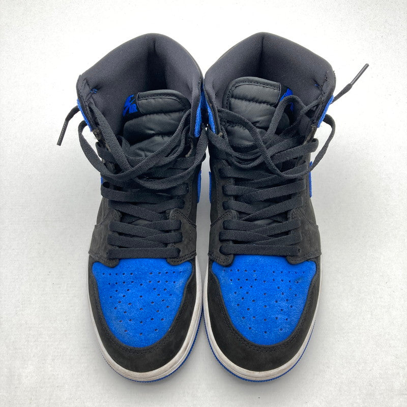 【中古品】【メンズ】 NIKE ナイキ DZ5485-042 AIR JORDAN 1 RETRO HIGH OG "ROYAL REIMAGINED" エアジョーダン1 レトロ ハイ OG カラー黒.青 SIZE:27.0cm 箱付属 スニーカー 靴 160-260710-ky-06-fuzh 万代Net店
