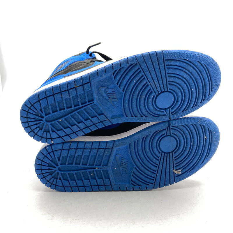 【中古品】【メンズ】 NIKE ナイキ DZ5485-042 AIR JORDAN 1 RETRO HIGH OG "ROYAL REIMAGINED" エアジョーダン1 レトロ ハイ OG カラー黒.青 SIZE:27.0cm 箱付属 スニーカー 靴 160-260710-ky-06-fuzh 万代Net店