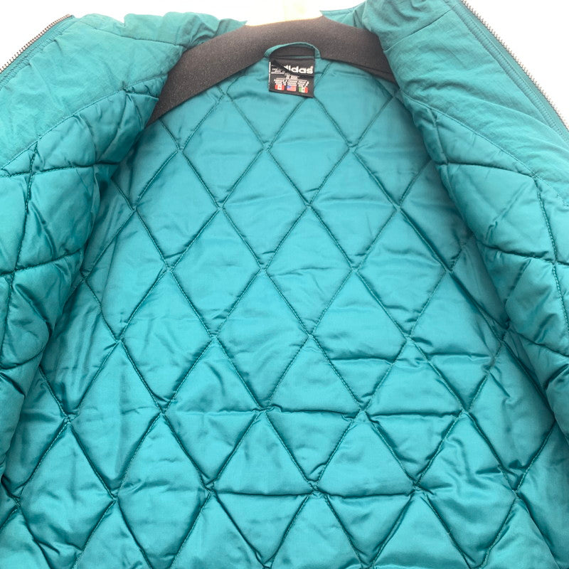 【中古品】【メンズ】 ADIDAS JACKET アディダス ナイロントラックジャケット アウター ブルゾン ブランド 古着 145-260725-gm-07-fuzh サイズ：L カラー：グリーン 万代Net店