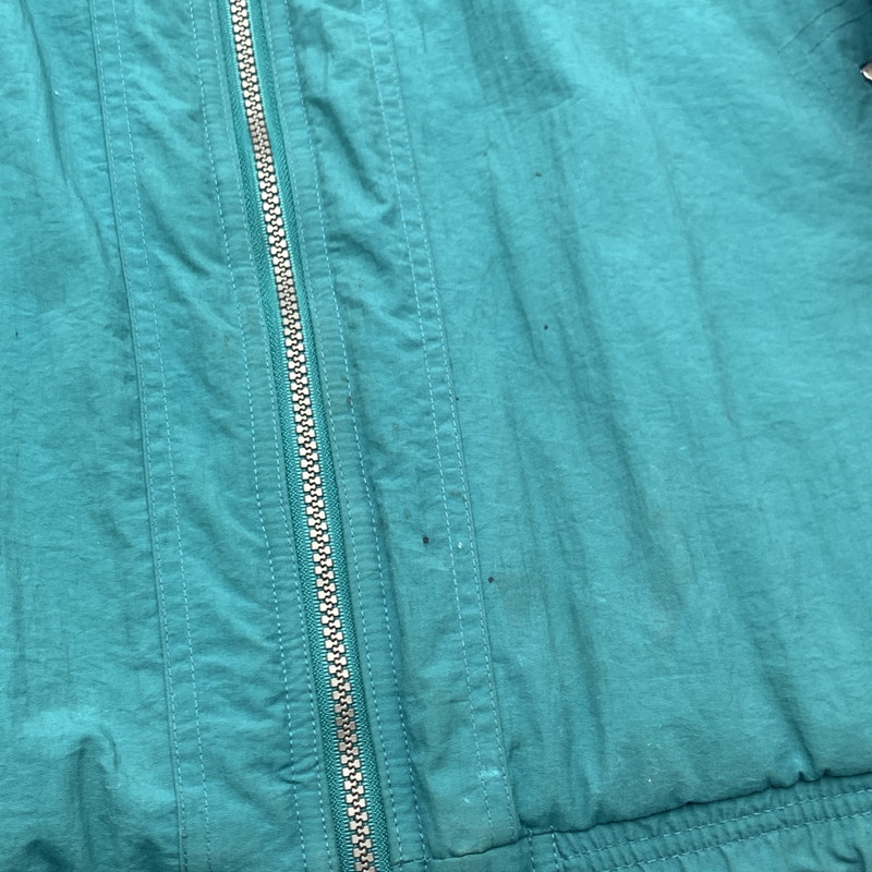 【中古品】【メンズ】 ADIDAS JACKET アディダス ナイロントラックジャケット アウター ブルゾン ブランド 古着 145-260725-gm-07-fuzh サイズ：L カラー：グリーン 万代Net店