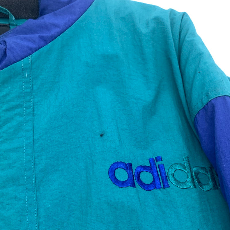 【中古品】【メンズ】 ADIDAS JACKET アディダス ナイロントラックジャケット アウター ブルゾン ブランド 古着 145-260725-gm-07-fuzh サイズ：L カラー：グリーン 万代Net店