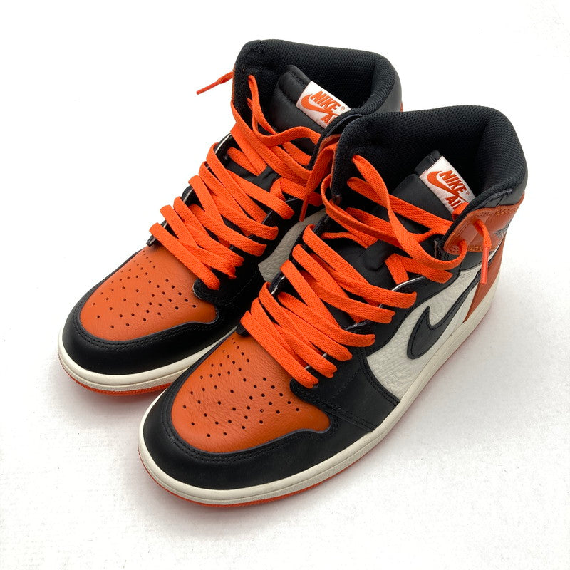【中古品】【メンズ】 NIKE DZ5485-008 AIR JORDAN 1 RETRO HIGH OG "SHATTERED BACKBOARD 2025" ナイキ エアジョーダン1 レトロハイ シャッタード・バックボード ORANGE SIZE:27.0cm 箱付属 スニーカー 靴 160-260710-ky-05-fuzh 万代Net店
