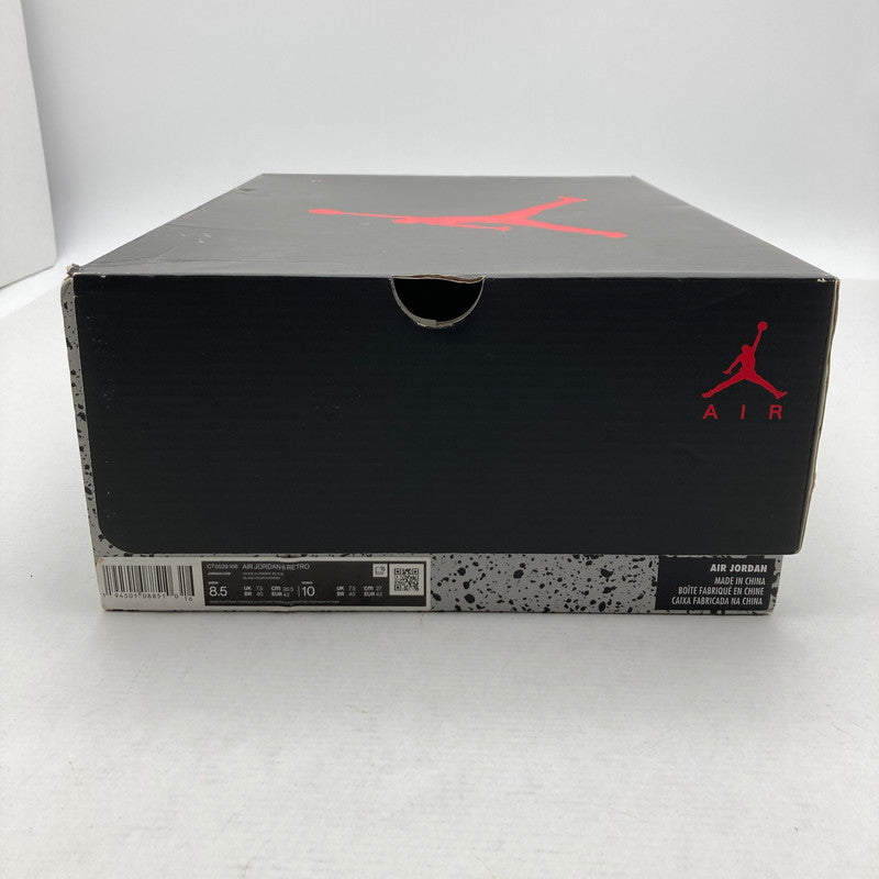 【中古品】【メンズ】 NIKE CT8529-106 AIR JORDAN 6 RETRO ”CARMINE" ナイキ エアジョーダン 6 レトロ カーマイン カラー赤.白 SIZE:26.5cm 箱付属　スニーカー 靴 160-260710-ky-04-fuzh 万代Net店