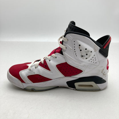 【中古品】【メンズ】 NIKE CT8529-106 AIR JORDAN 6 RETRO ”CARMINE" ナイキ エアジョーダン 6 レトロ カーマイン カラー赤.白 SIZE:26.5cm 箱付属　スニーカー 靴 160-260710-ky-04-fuzh 万代Net店