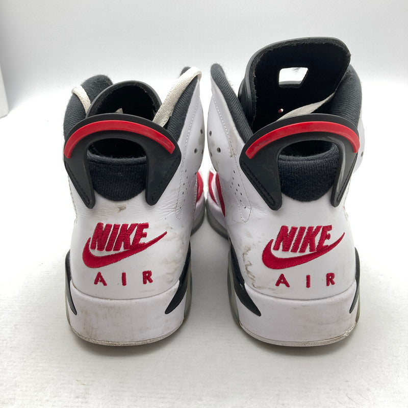 【中古品】【メンズ】 NIKE CT8529-106 AIR JORDAN 6 RETRO ”CARMINE" ナイキ エアジョーダン 6 レトロ カーマイン カラー赤.白 SIZE:26.5cm 箱付属　スニーカー 靴 160-260710-ky-04-fuzh 万代Net店