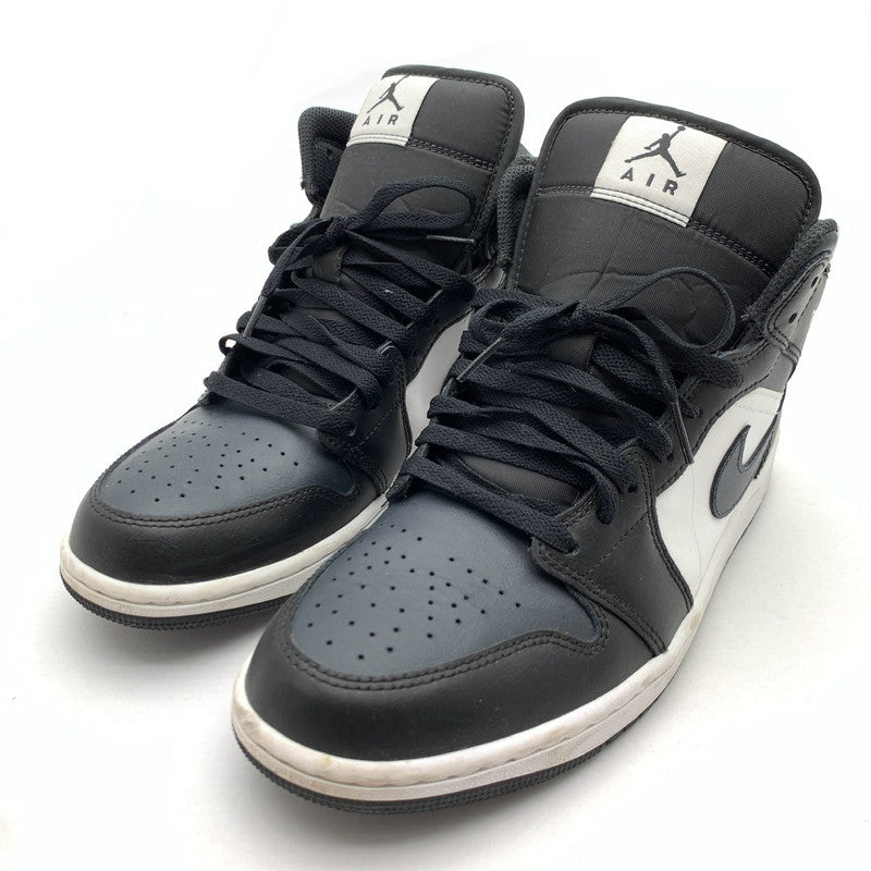【中古品】【メンズ】 NIKE DQ8426-010 AIR JORDAN 1 MID "BLACK SUMMIT WHITE OFF NOIR" ナイキ エアジョーダン1 ミッド スニーカー 160-260628-gm-31-fuz サイズ：27.5cm カラー：ブラック 万代Net店