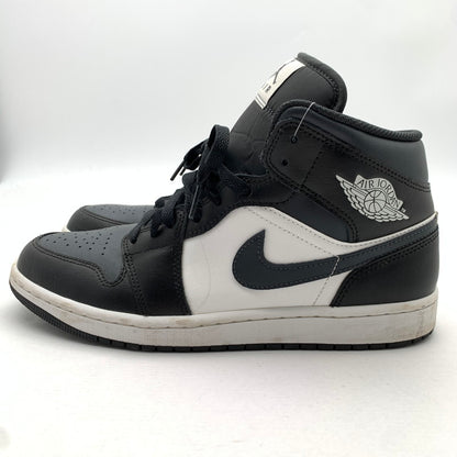 【中古品】【メンズ】 NIKE DQ8426-010 AIR JORDAN 1 MID "BLACK SUMMIT WHITE OFF NOIR" ナイキ エアジョーダン1 ミッド スニーカー 160-260628-gm-31-fuz サイズ：27.5cm カラー：ブラック 万代Net店