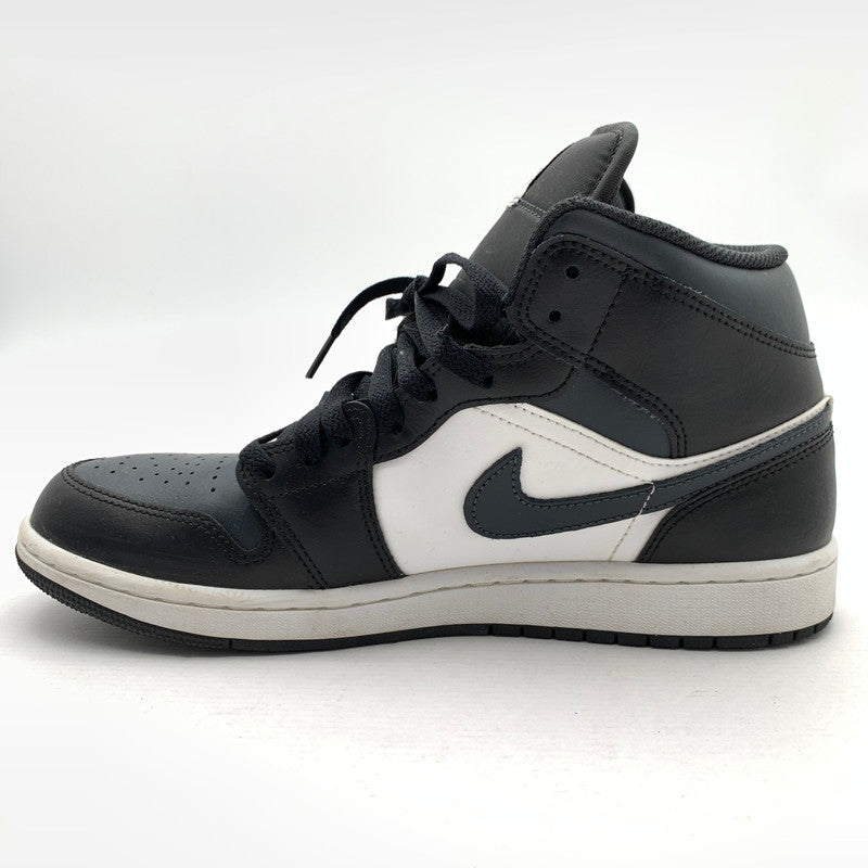 【中古品】【メンズ】 NIKE DQ8426-010 AIR JORDAN 1 MID "BLACK SUMMIT WHITE OFF NOIR" ナイキ エアジョーダン1 ミッド スニーカー 160-260628-gm-31-fuz サイズ：27.5cm カラー：ブラック 万代Net店