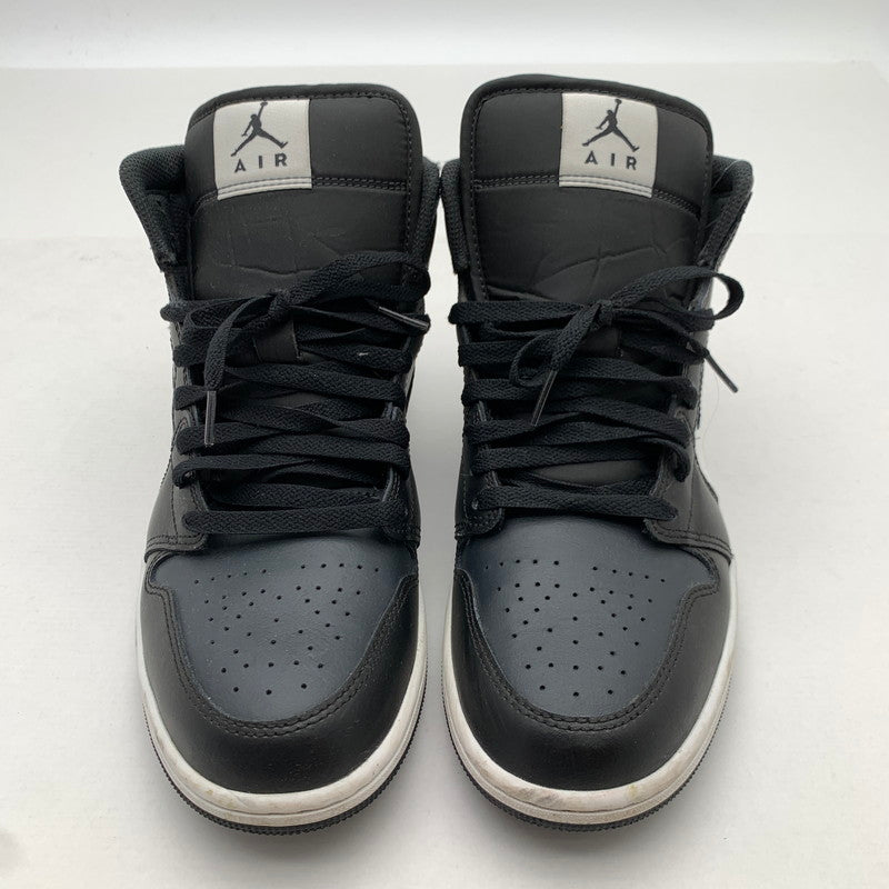 【中古品】【メンズ】 NIKE DQ8426-010 AIR JORDAN 1 MID "BLACK SUMMIT WHITE OFF NOIR" ナイキ エアジョーダン1 ミッド スニーカー 160-260628-gm-31-fuz サイズ：27.5cm カラー：ブラック 万代Net店