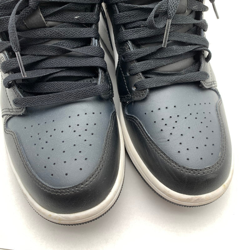 【中古品】【メンズ】 NIKE DQ8426-010 AIR JORDAN 1 MID "BLACK SUMMIT WHITE OFF NOIR" ナイキ エアジョーダン1 ミッド スニーカー 160-260628-gm-31-fuz サイズ：27.5cm カラー：ブラック 万代Net店
