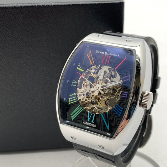 【中古品】【メンズ】 DANIEL＆DOUGLAS ダニエル＆ダグラス 腕時計 BLACK 箱付属 時計 197-260715-io-12-fuzh 万代Net店