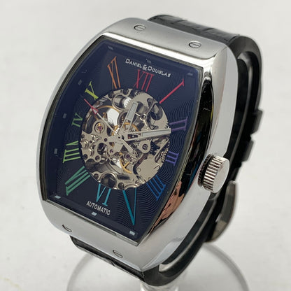 【中古品】【メンズ】 DANIEL＆DOUGLAS ダニエル＆ダグラス 腕時計 BLACK 箱付属 時計 197-260715-io-12-fuzh 万代Net店