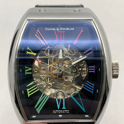 【中古品】【メンズ】 DANIEL＆DOUGLAS ダニエル＆ダグラス 腕時計 BLACK 箱付属 時計 197-260715-io-12-fuzh 万代Net店
